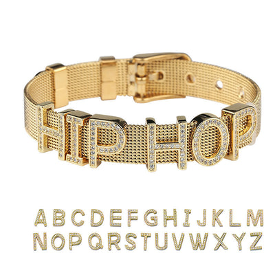 Custom Letter Bracelet